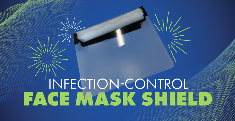 Personal protective equipment (PPE) face mask shield