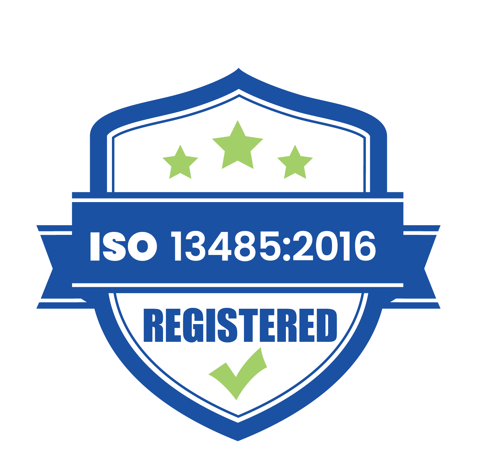 ISO 13485-2016 certification badge