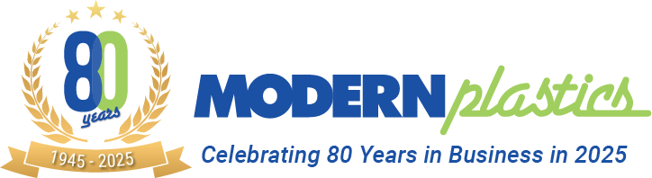 Modern Plastics 80 Years in Business Logo