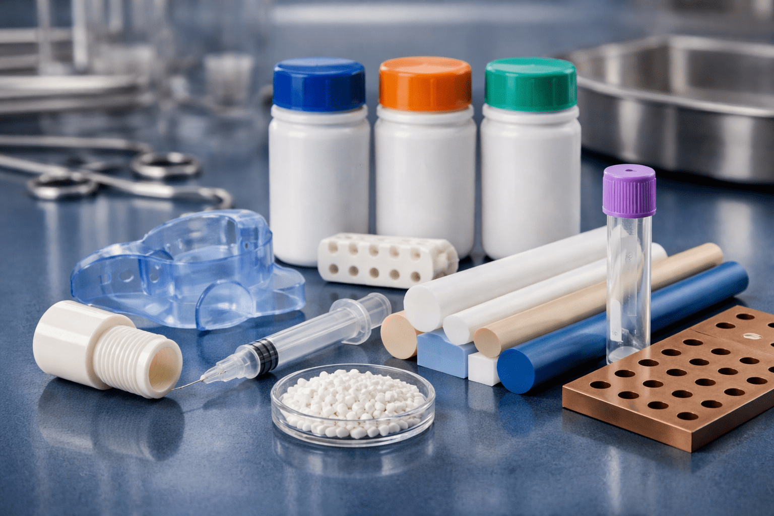 Medical plastic material selection for device design and sterilization compatibility