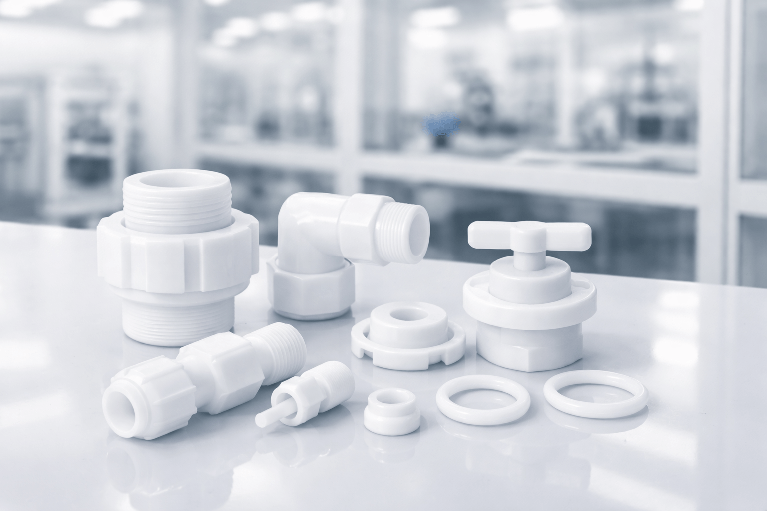 semiconductor plastic materials for high-purity machined components