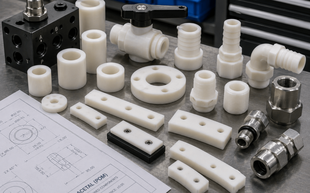 Acetal POM for Heavy Equipment Components