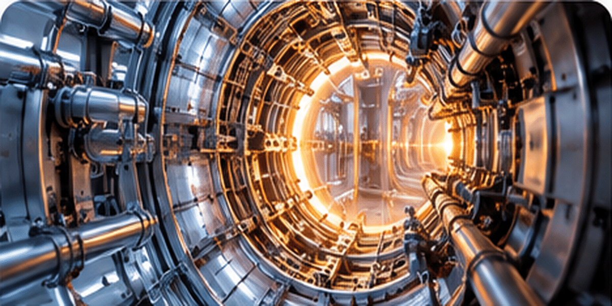 modern-plastics-nuclear-fusion-energy-industry Nuclear fusion reactor representing advanced energy plastic applications