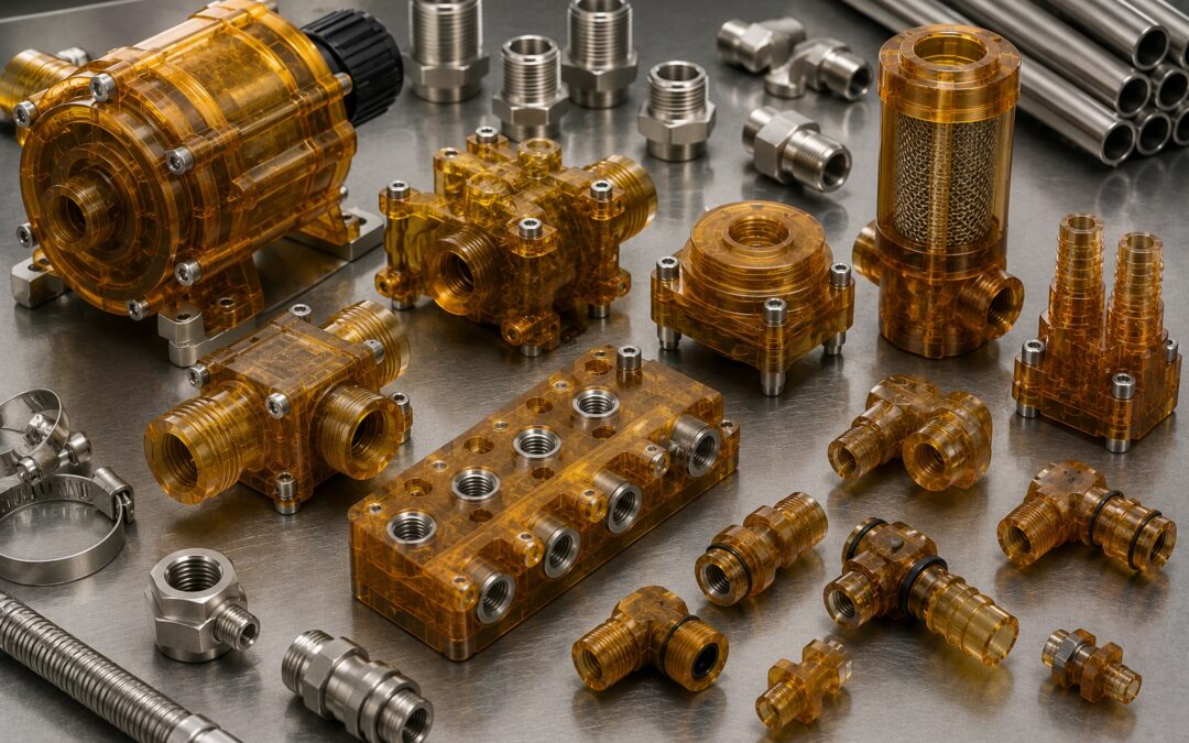 ULTEM™ for Fluidics, Pumps, Valves, and Manifold Systems